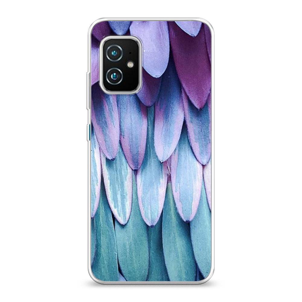 

Чехол Case Place 44450-3 для Asus Zenfone 8 "Синее перо", 44450-3