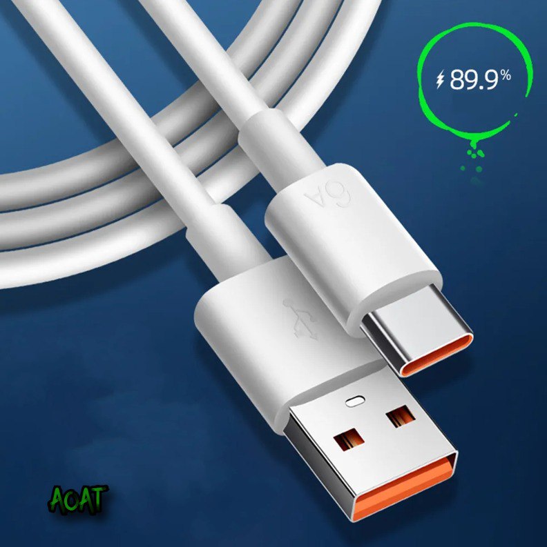 Кабель AOAT USB Type C 2м белый