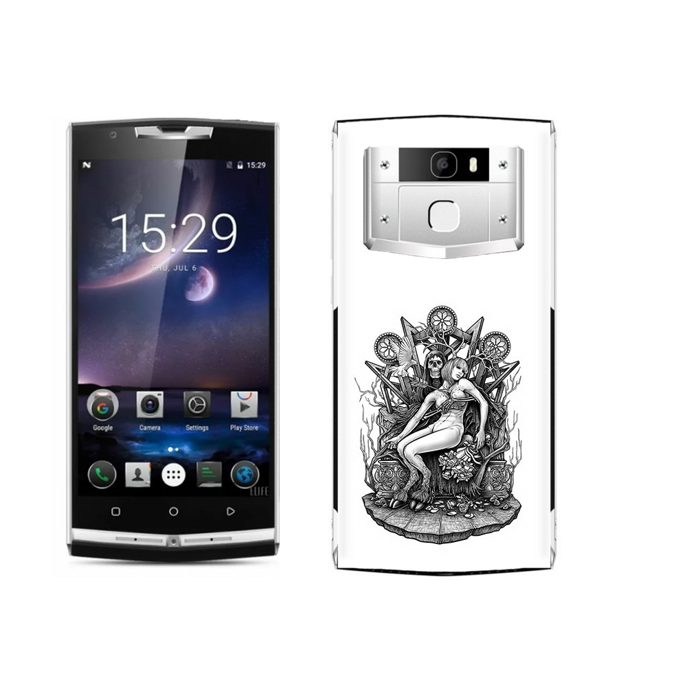 

Чехол MyPads Tocco для Oukitel K10000 Pro девушка на троне, Прозрачный, Tocco