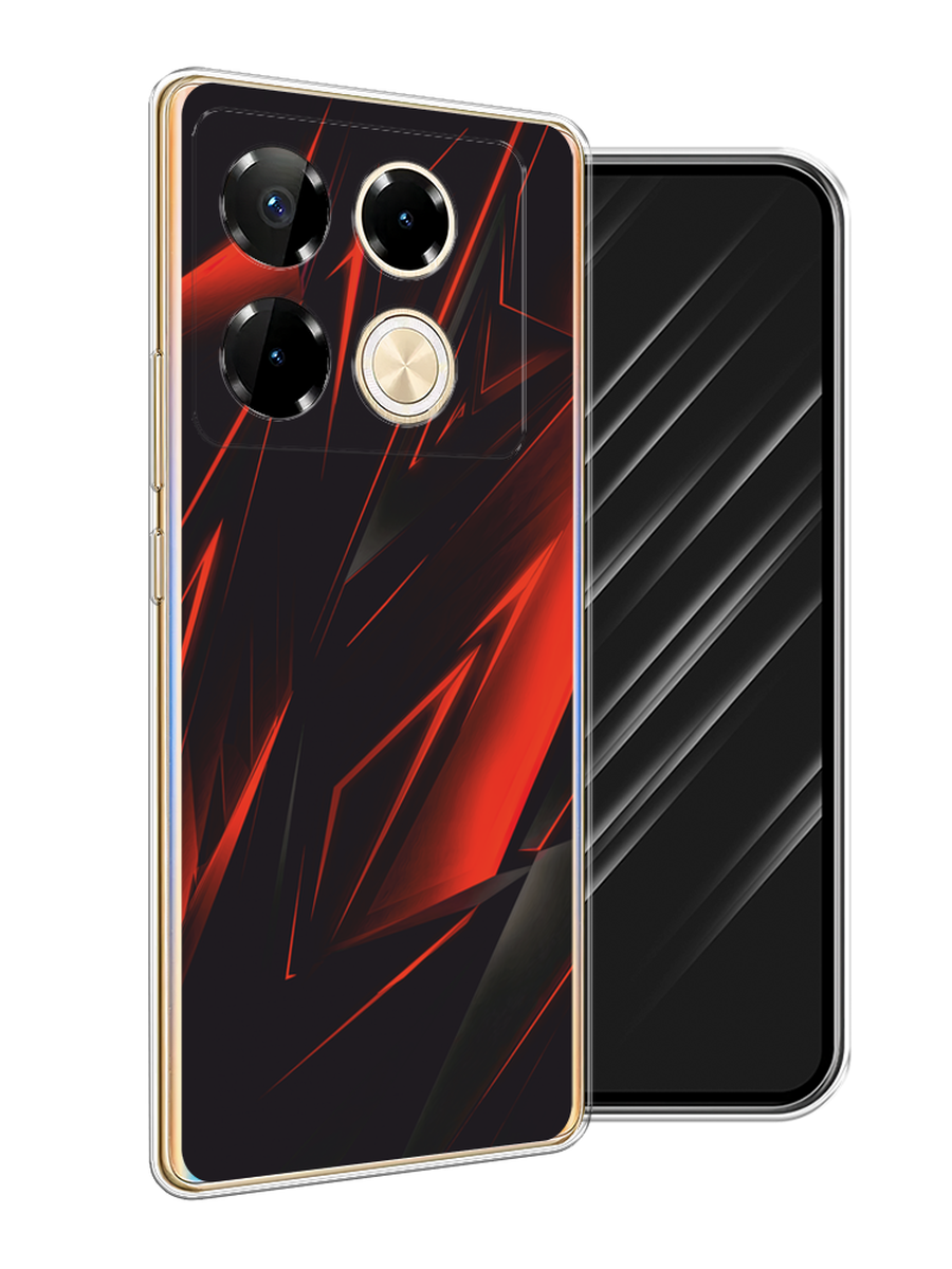 

Чехол Awog на Infinix Note 40 Pro "Игровой фон", Бордовый;красный;черный, 3105750-1