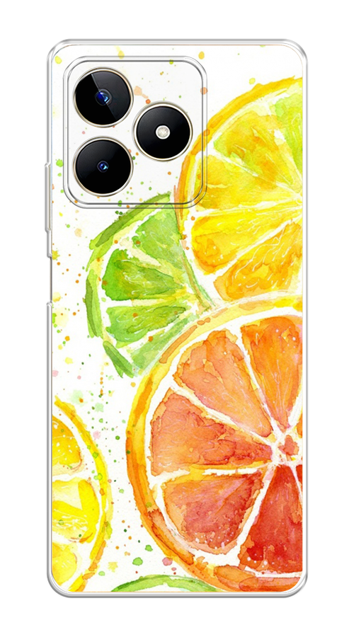 

Чехол на Realme C53/C51 "Цитрусовые", Белый;желтый;красный;зеленый, 2515250-1