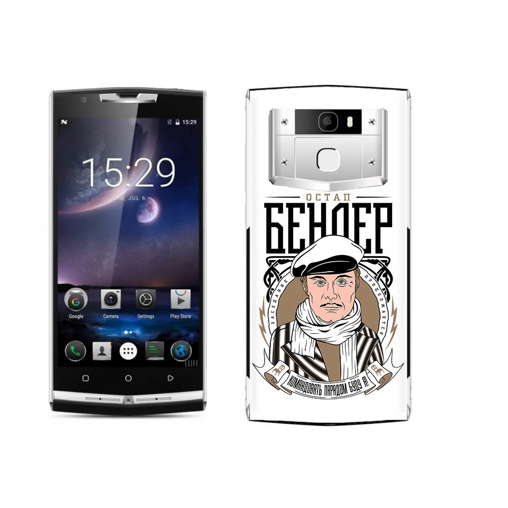 

Чехол MyPads Tocco для Oukitel K10000 Pro Бендер, Прозрачный, Tocco