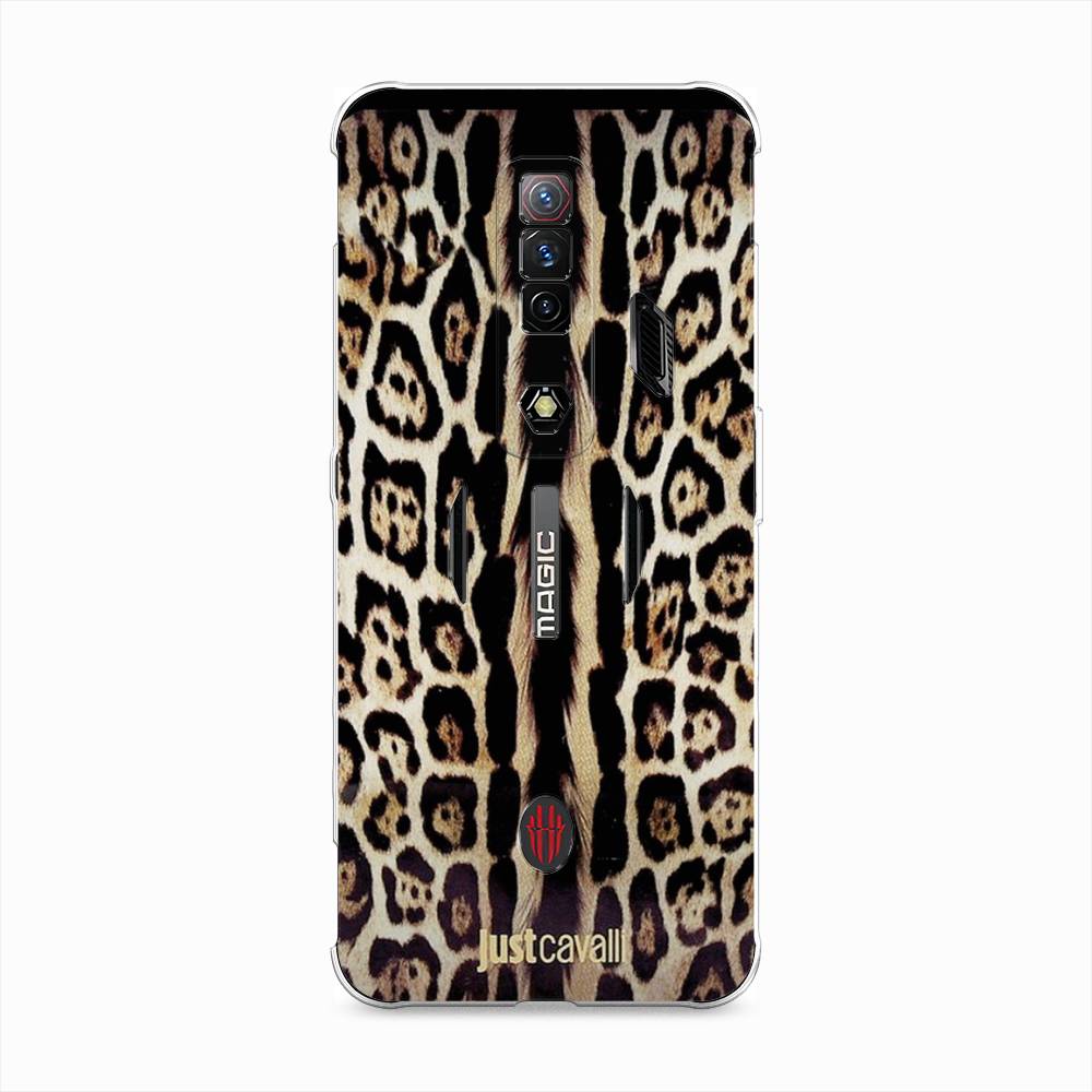

Чехол на ZTE Nubia Red Magic 7S "Леопард кавалли", Черный;коричневый, 136350-1