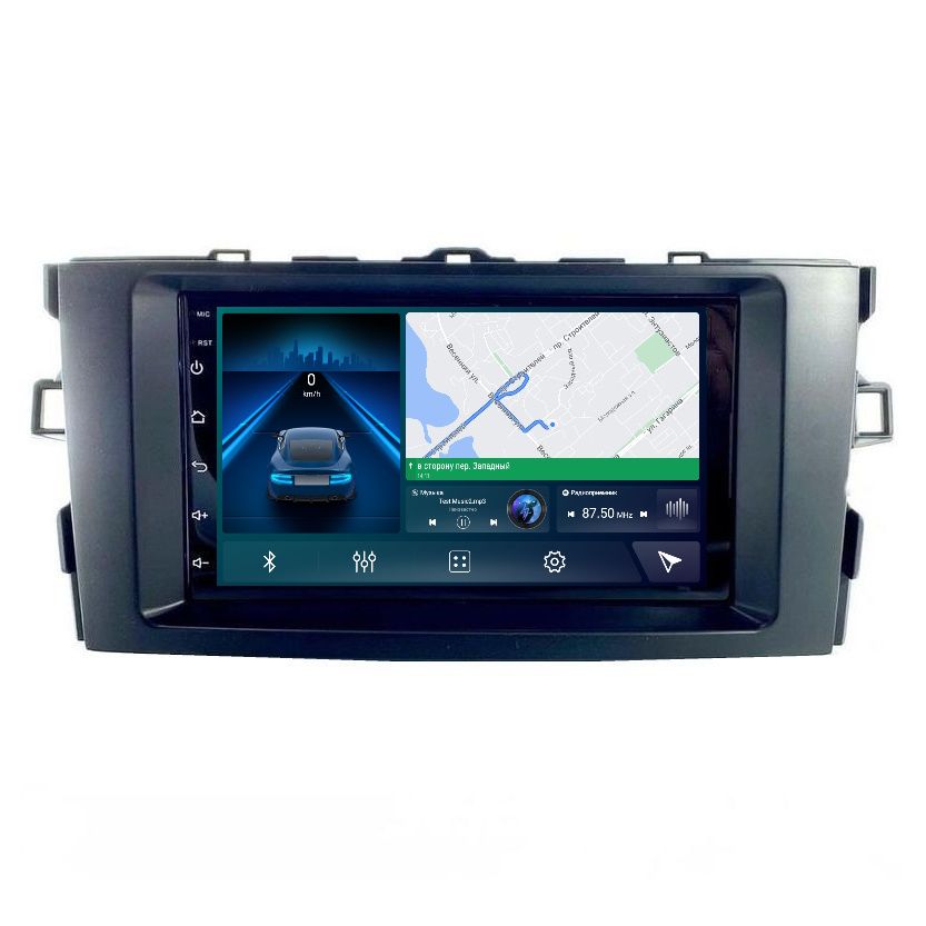 Магнитола CRS-300 Toyota Auris 2006-2012 - Android 13 - Процессор 8 ядер - Память 4+64Gb