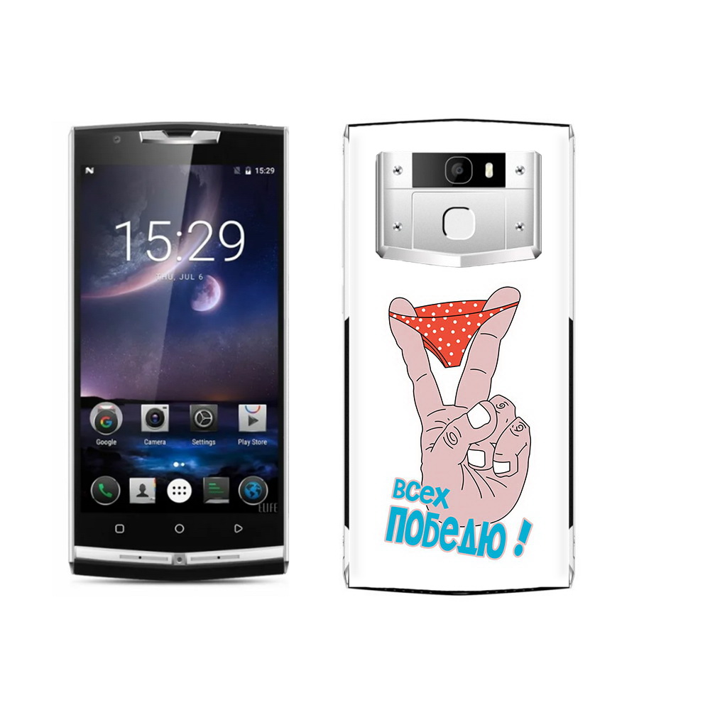 

Чехол MyPads Tocco для Oukitel K10000 Pro всех победю, Прозрачный, Tocco