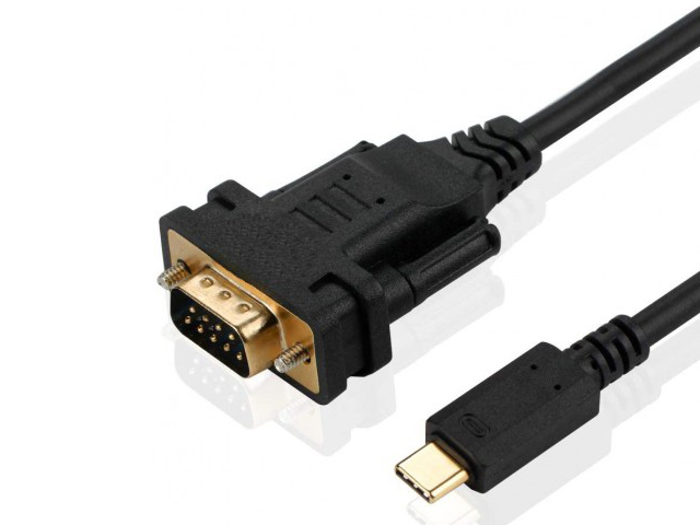 фото Кабель ks-is usb type-c - rs-232 вилка-вилка м (ks-562)