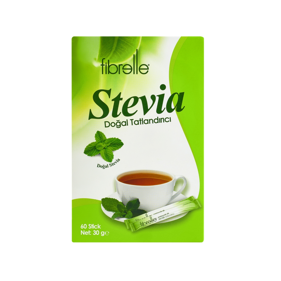 Сахарозаменитель Fibrelle Sweetener Stick со стевией и пребиотиком, 60 шт по 0,5 г