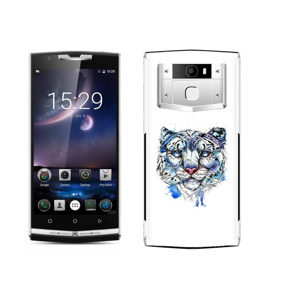 

Чехол MyPads Tocco для Oukitel K10000 Pro водяной тигр, Прозрачный, Tocco