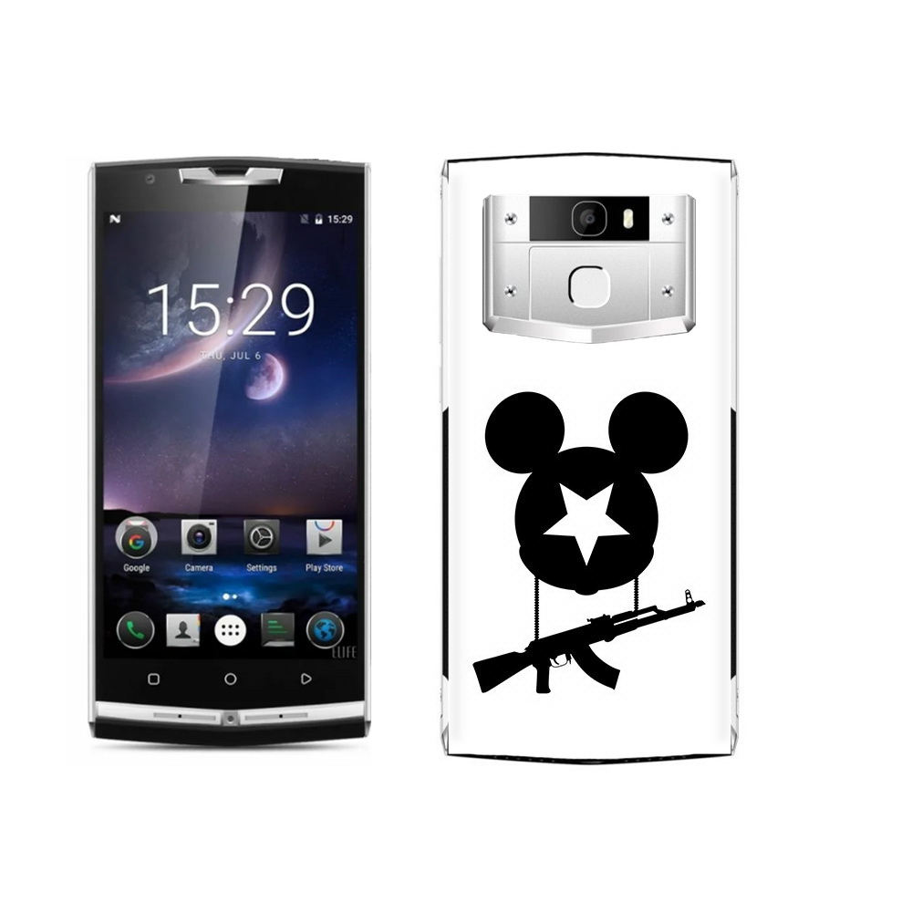 

Чехол MyPads Tocco для Oukitel K10000 Pro АК Микки, Прозрачный, Tocco