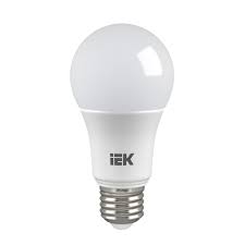 Светодиодная лампа IEK E27 A60 9 Вт 3000 К шар матовая