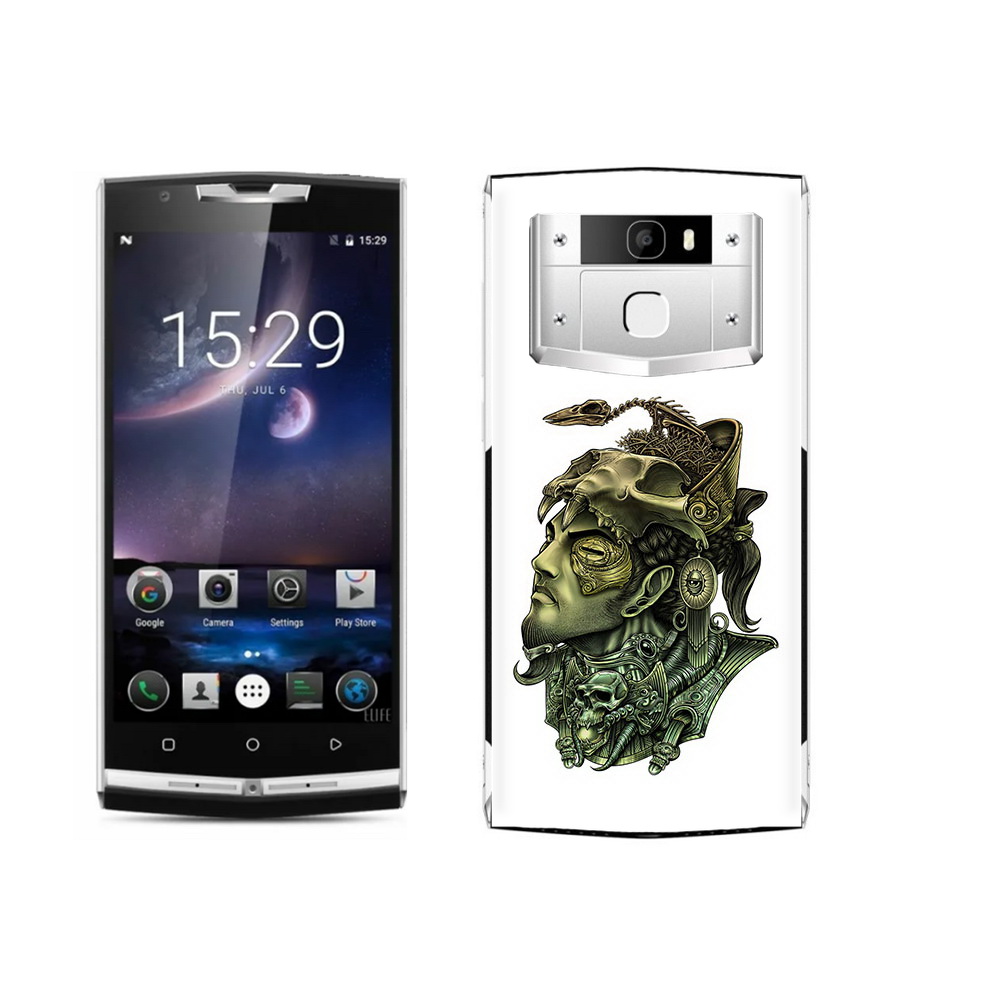 

Чехол MyPads Tocco для Oukitel K10000 Pro бронзовый воин, Прозрачный, Tocco