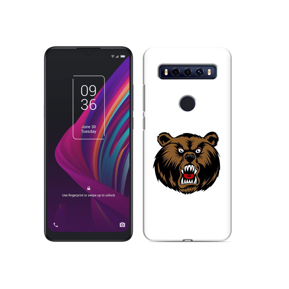 

Чехол MyPads Tocco для TCL 10 SE бурый, Прозрачный, Tocco