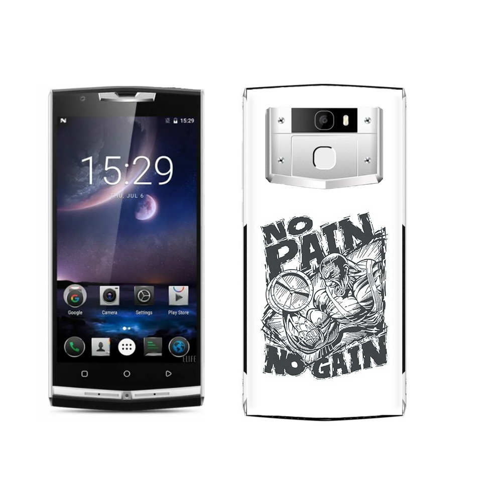 

Чехол MyPads Tocco для Oukitel K10000 Pro бодибилдинг тяжелая работа, Прозрачный, Tocco