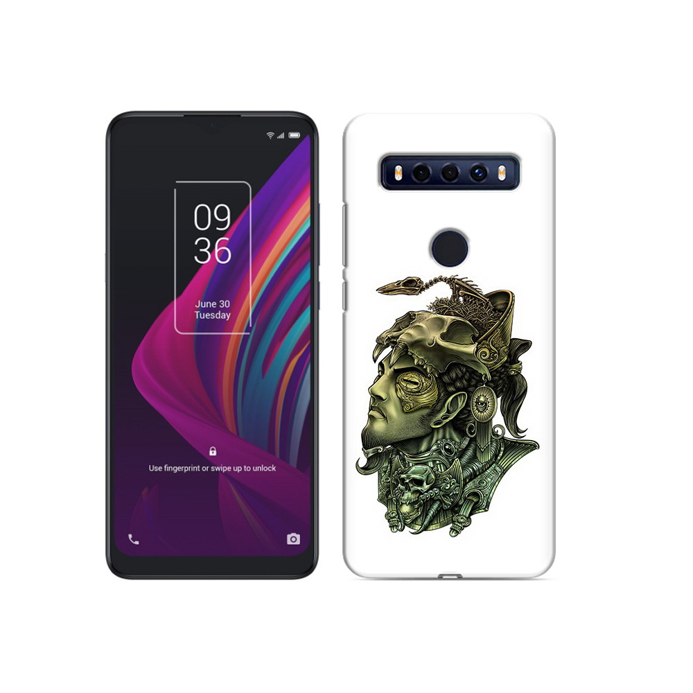 

Чехол MyPads Tocco для TCL 10 SE бронзовый воин, Прозрачный, Tocco