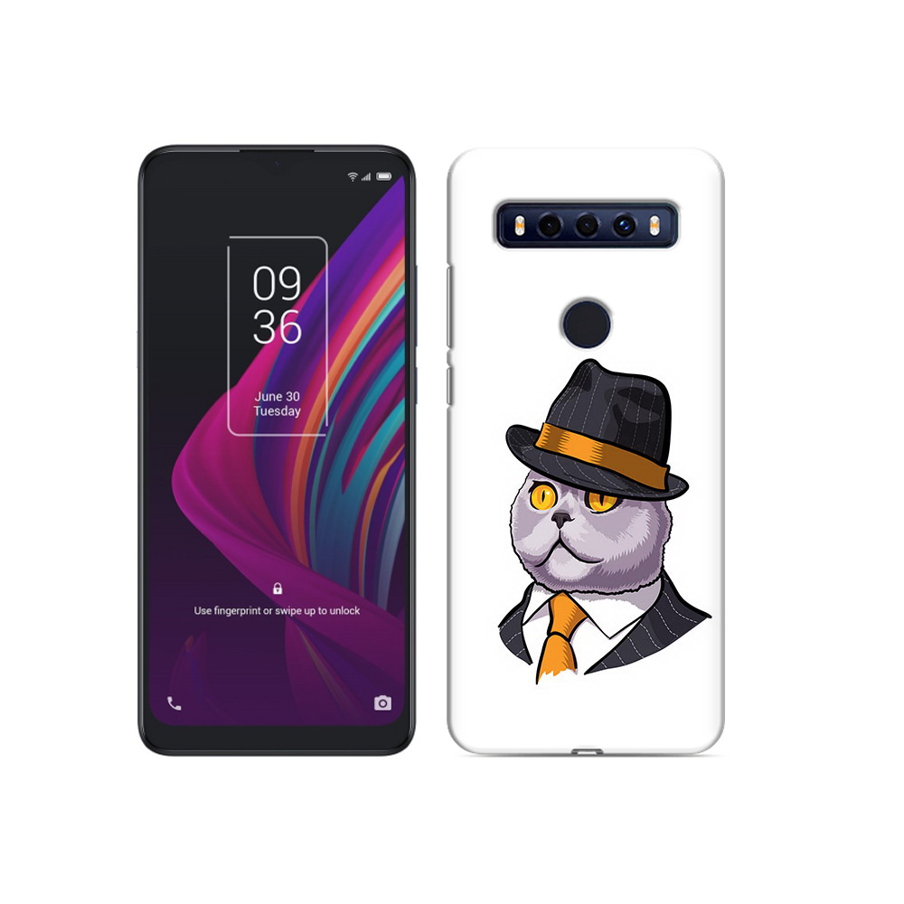 

Чехол MyPads Tocco для TCL 10 SE британец, Прозрачный, Tocco