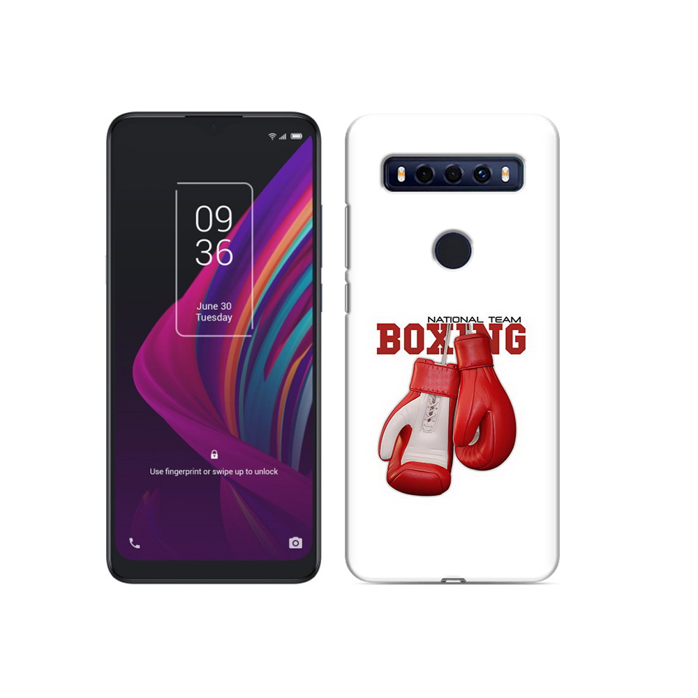 

Чехол MyPads Tocco для TCL 10 SE боксерские перчатки, Прозрачный, Tocco