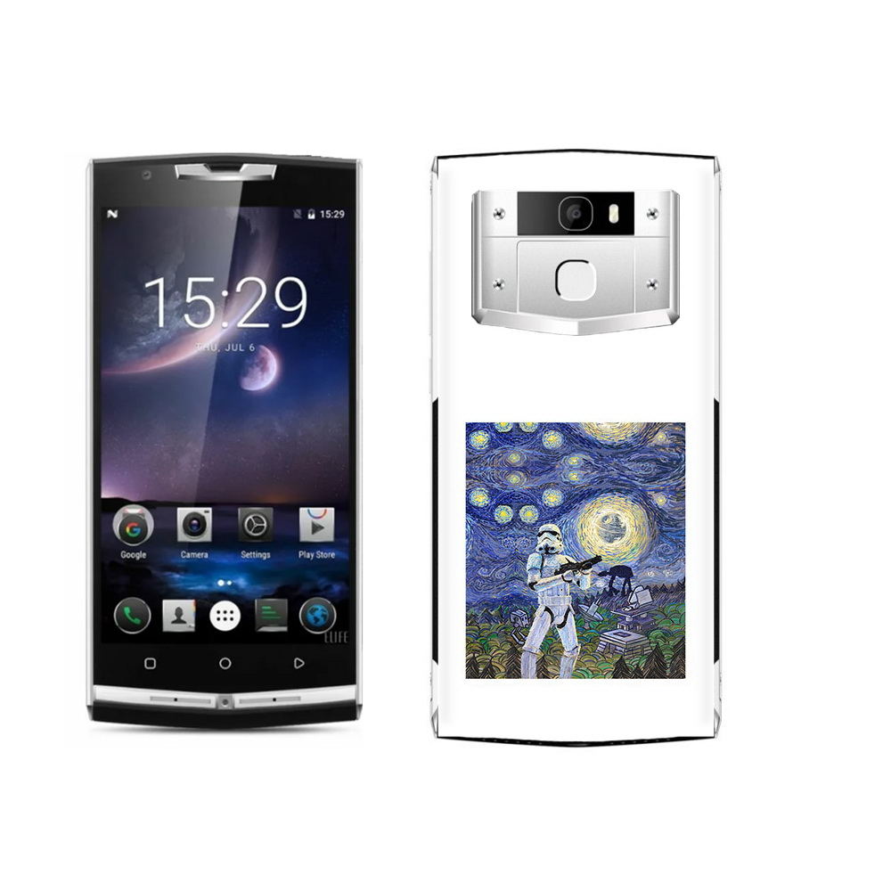 

Чехол MyPads Tocco для Oukitel K10000 Pro star wars звездная ночь, Прозрачный, Tocco