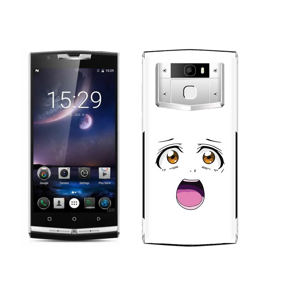 

Чехол MyPads Tocco для OukItel K10000 Pro аниме лицо, Прозрачный, Tocco