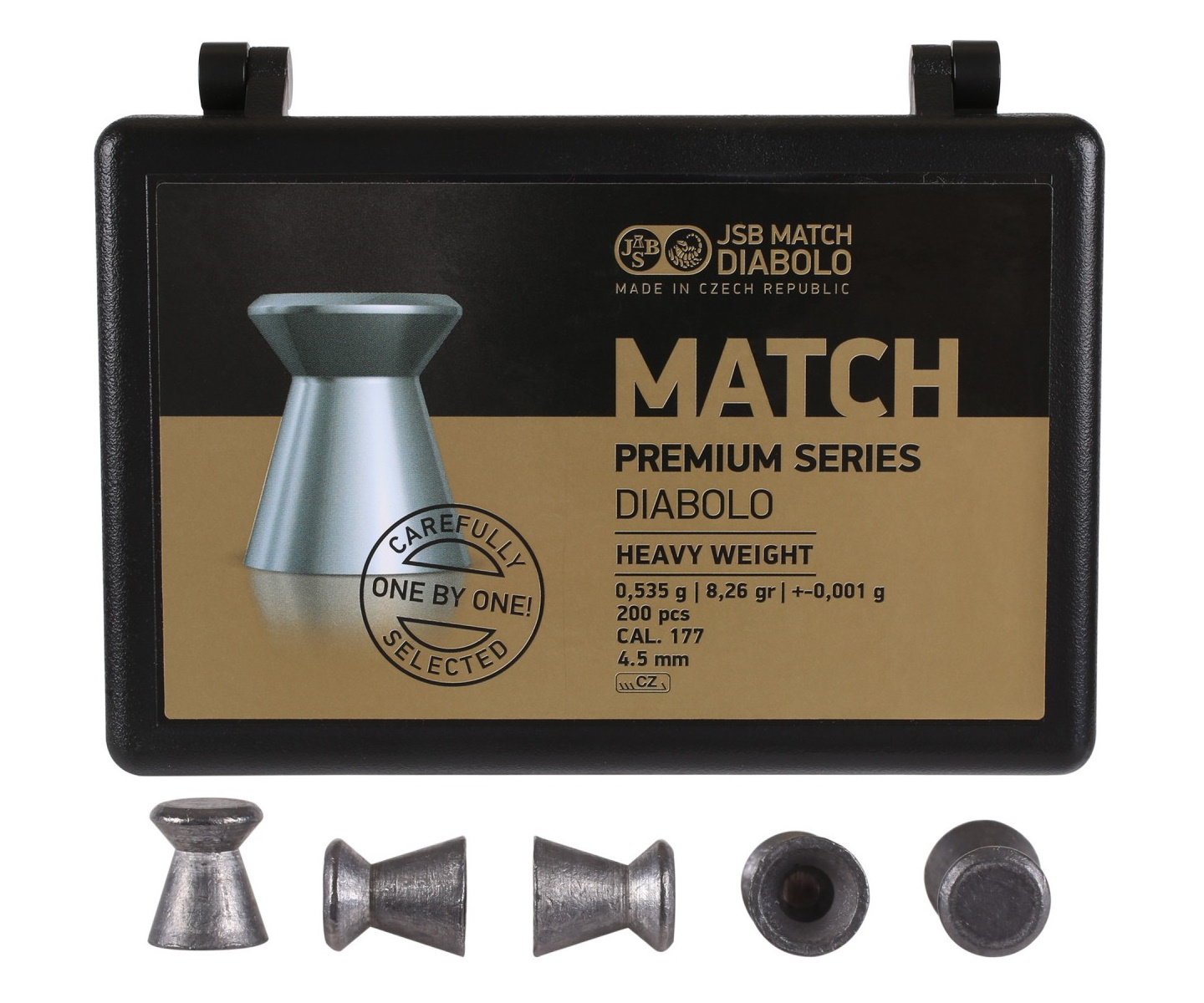

Пуля пневм. JSB Match Premium Heavy 4,50mm 0,535g 200pcs 32-0108