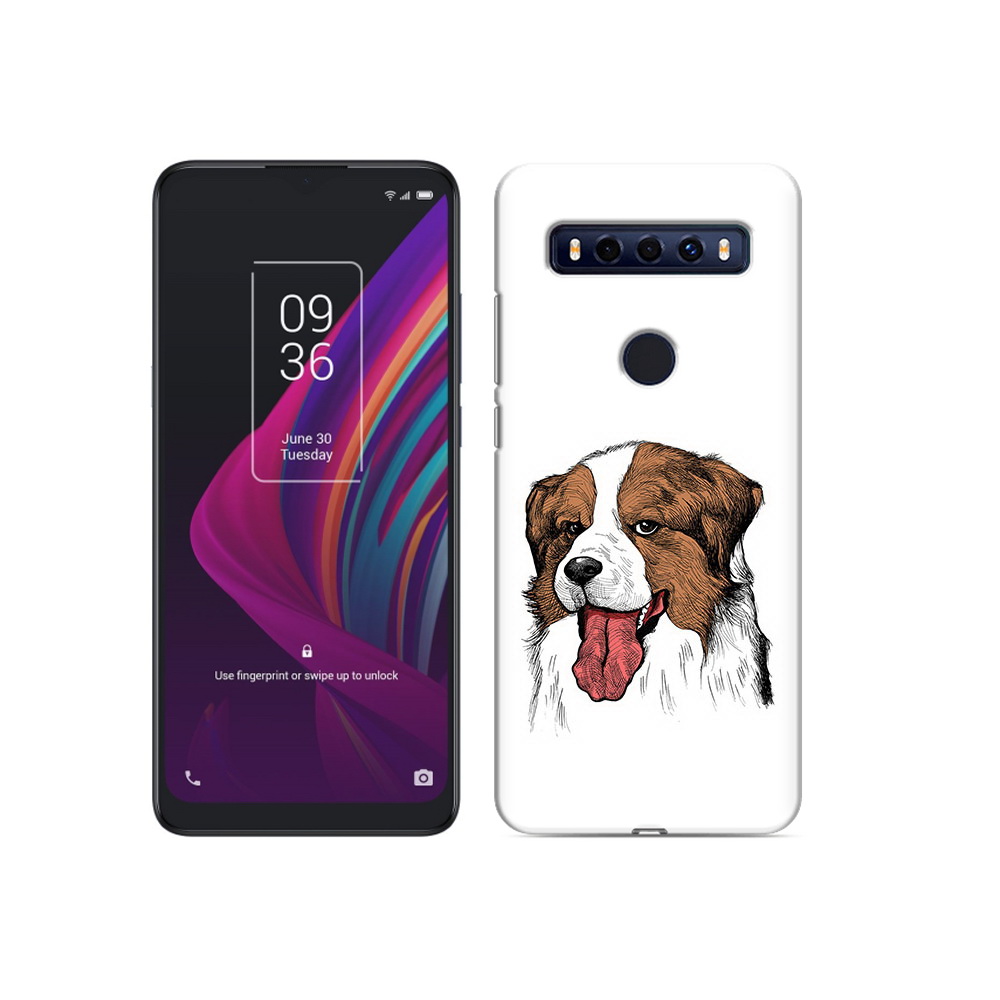 

Чехол MyPads Tocco для TCL 10 SE бетховен, Прозрачный, Tocco