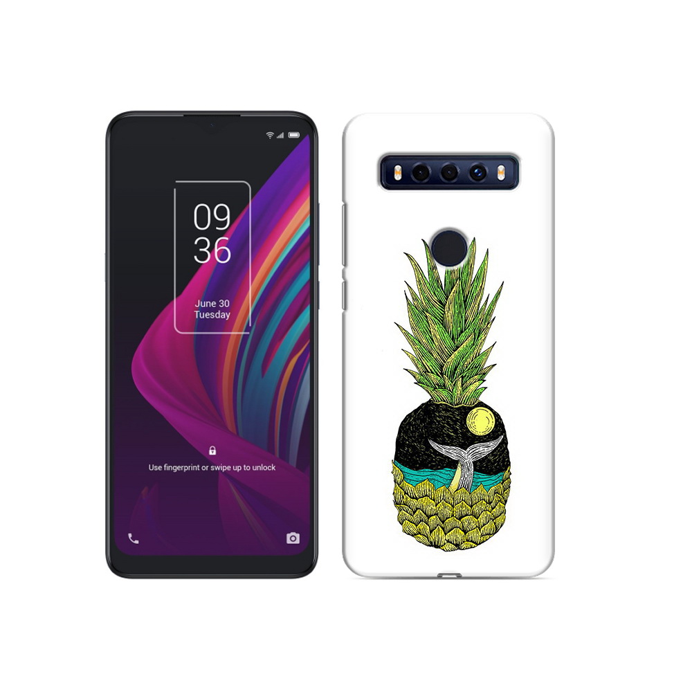 

Чехол MyPads Tocco для TCL 10 SE ананас с китом, Прозрачный, Tocco