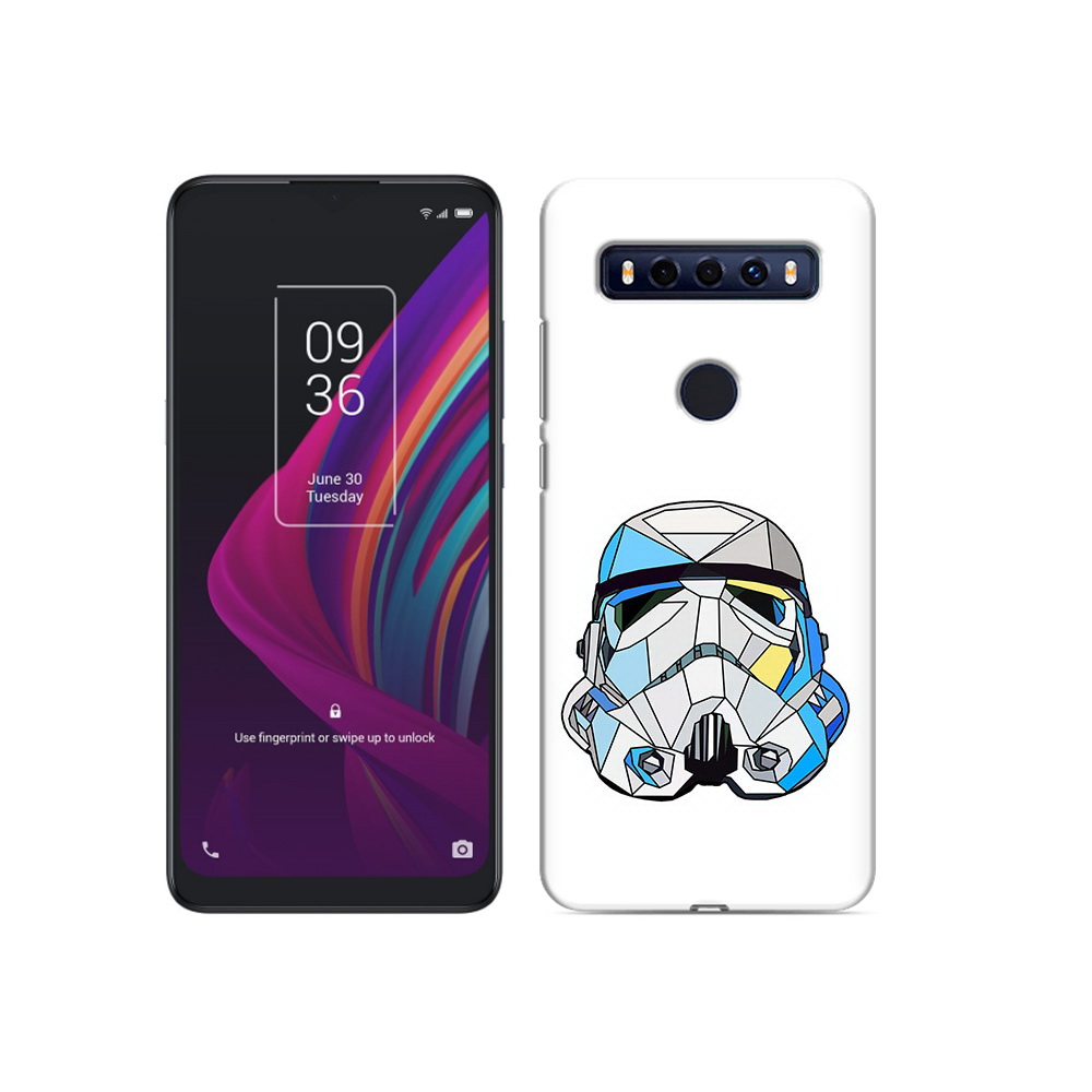 

Чехол MyPads Tocco для TCL 10 SE star wars дарт вейдер, Прозрачный, Tocco