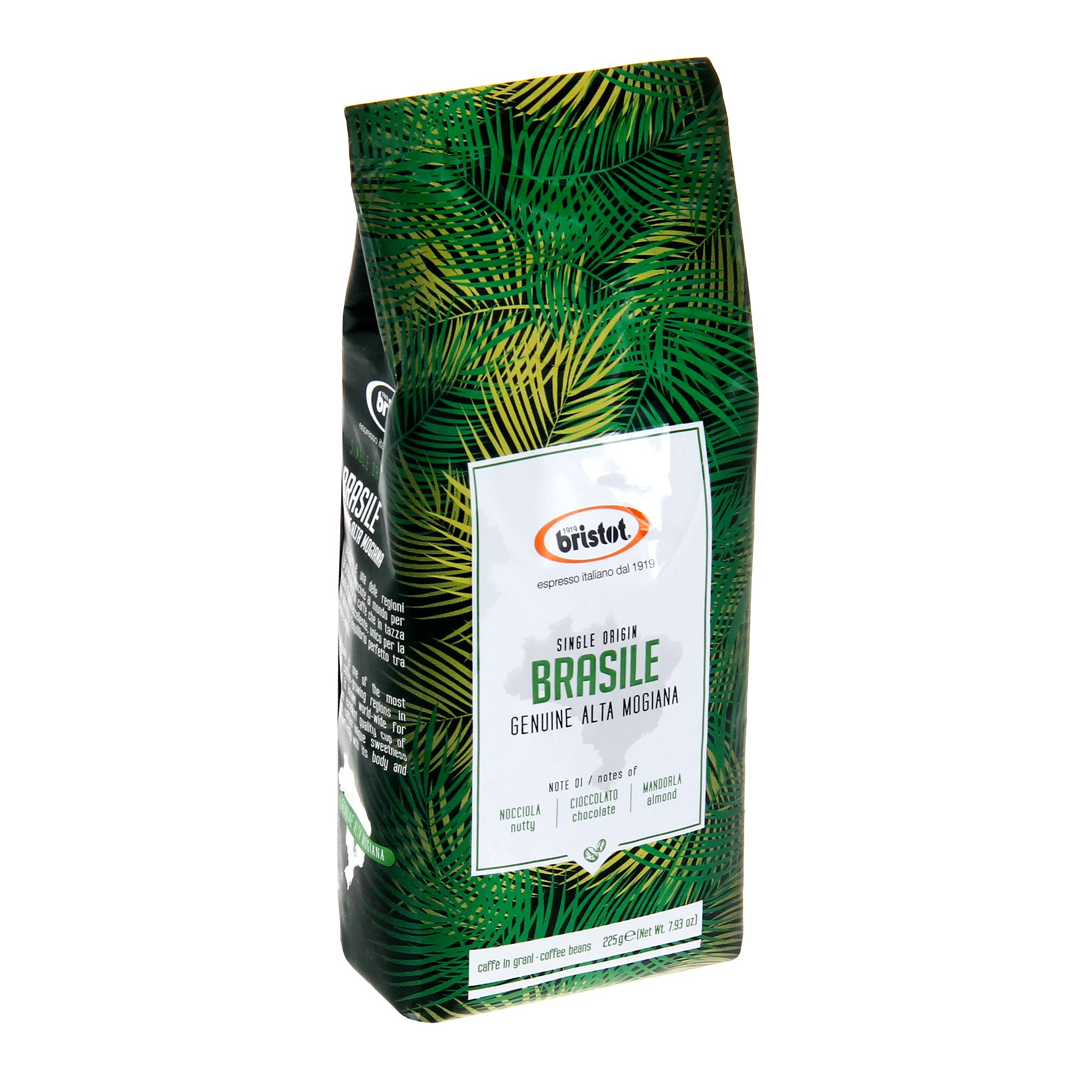 Кофе Bristot Brasil в зернах 225 г