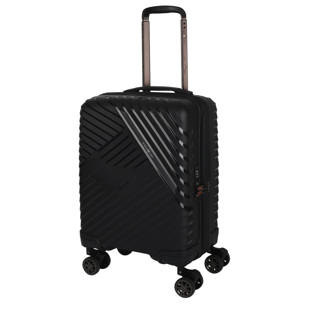 

Чемодан унисекс Eberhart Majestic черный, 55x37x20 см, Majestic