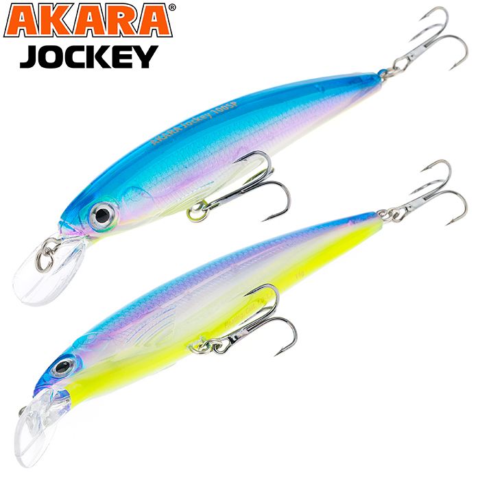 

Воблер Akara Jockey 100SP 14 гр 1/2 oz 3,9 in A186, Разноцветный, Jockey