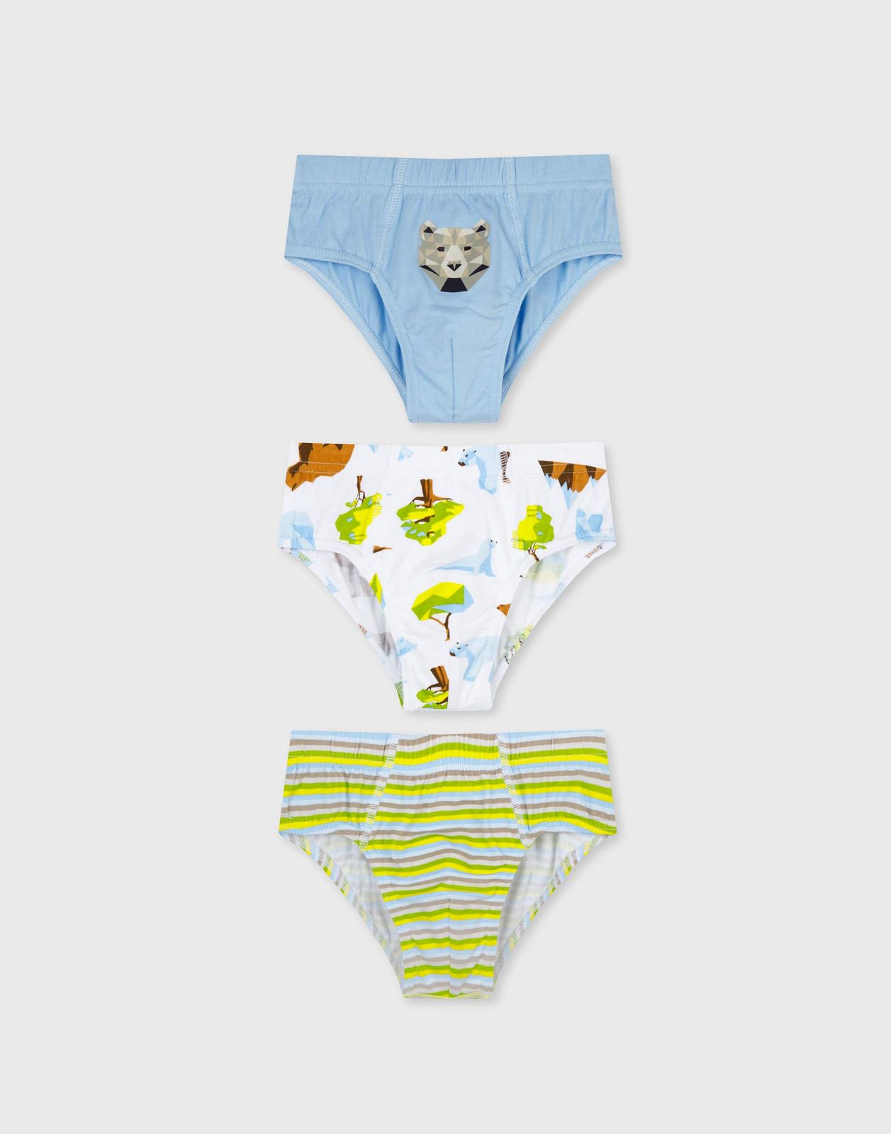 

Комплект трусов для мальчика 3 шт. Gloria Jeans BUW003801 разноцветный 2-4г/104, BUW003801