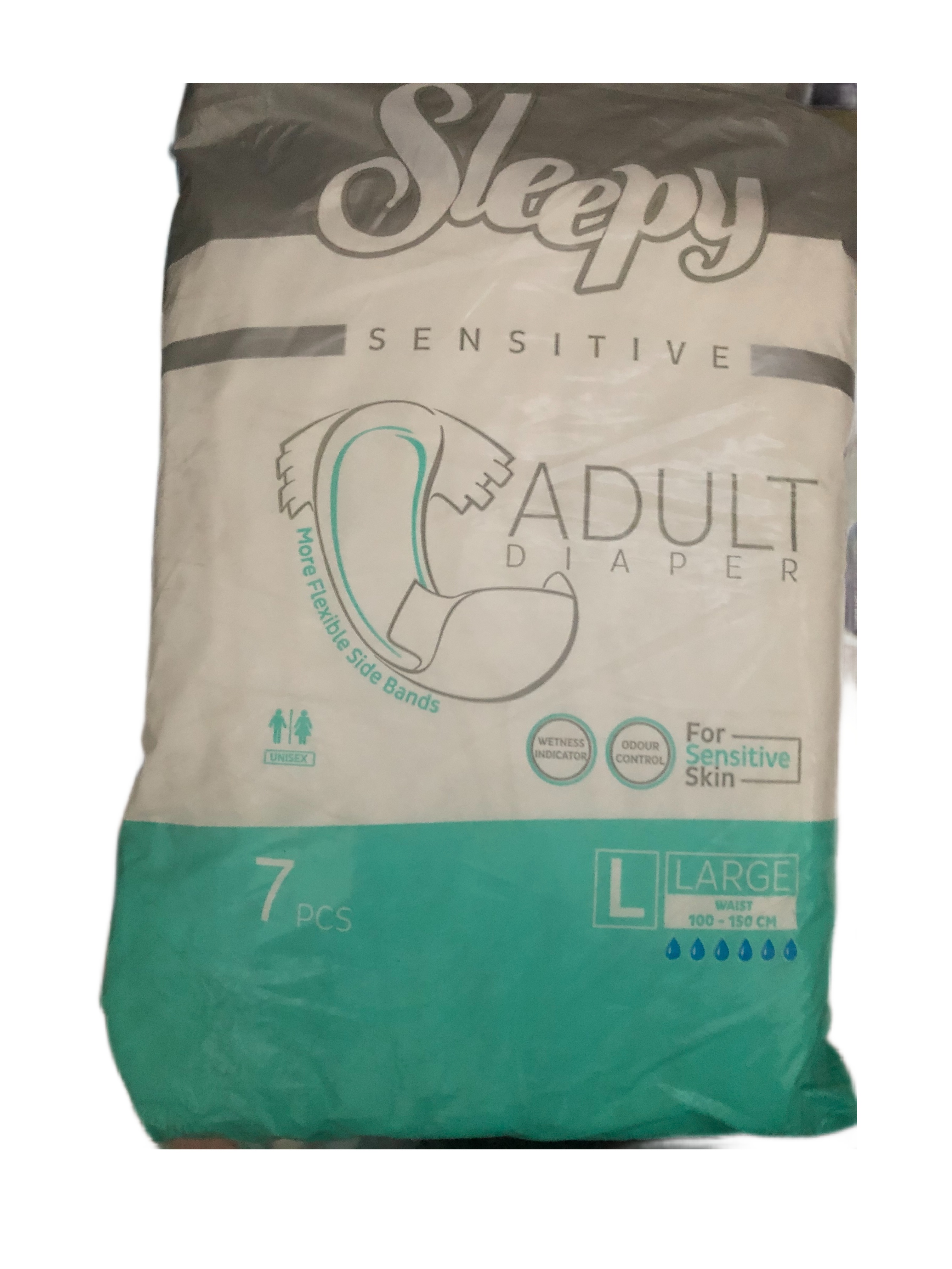 Подгузники для взрослых Sleepy Adult Diaper Large 7 шт, размер L