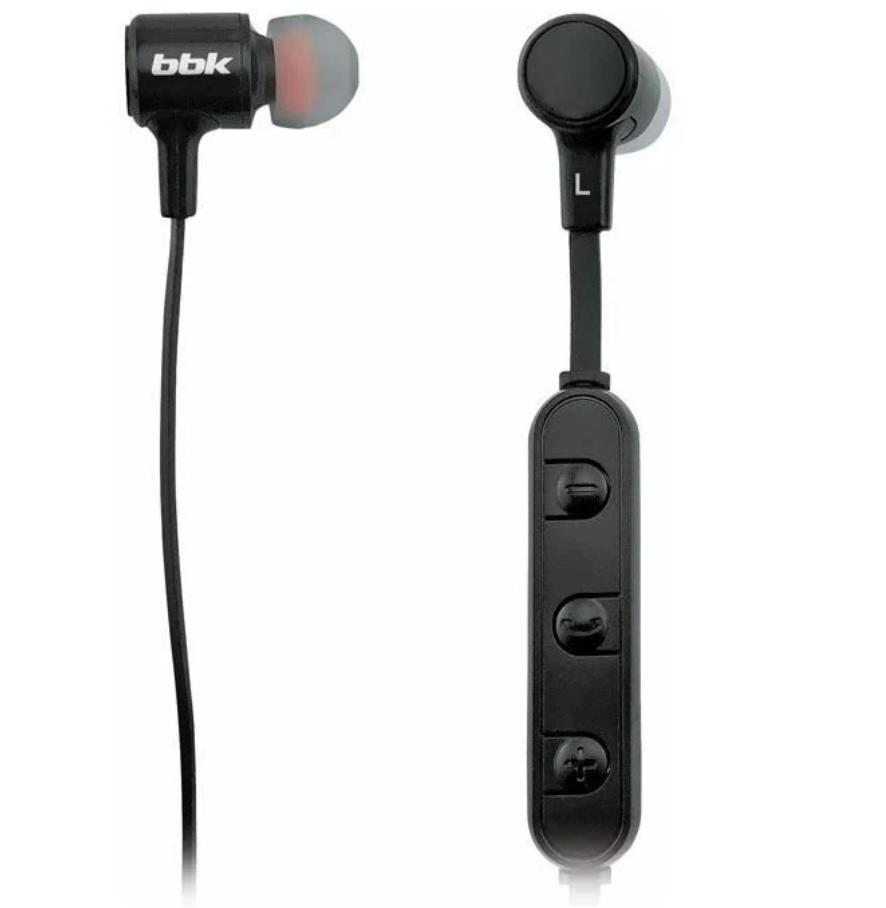 

Гарнитура BBK BT03, Bluetooth, вкладыши, черный [bt03 (b)]