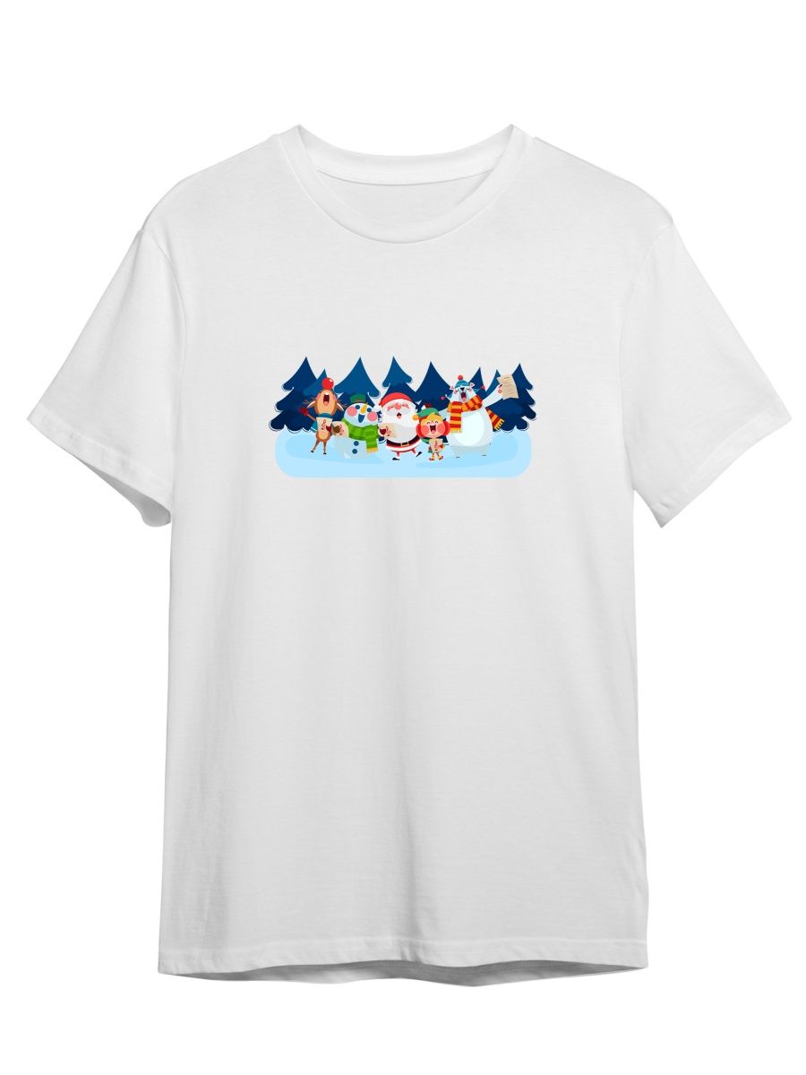 

Футболка унисекс СувенирShop Новый год/Рождество/2023 68 белая 5XL, "Новый год/Рождество/2023" 68