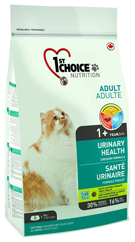 

Сухой корм для кошек 1st Choice Adult Urinary Health с курицей при МКБ, 340 г, 2 шт