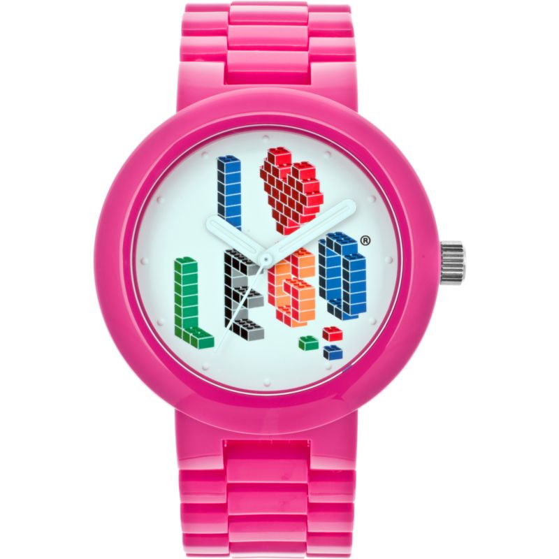 

Часы наручные аналоговые LEGO I LOVE LEGO ADULT WATCH PINK 9007620, 9007620