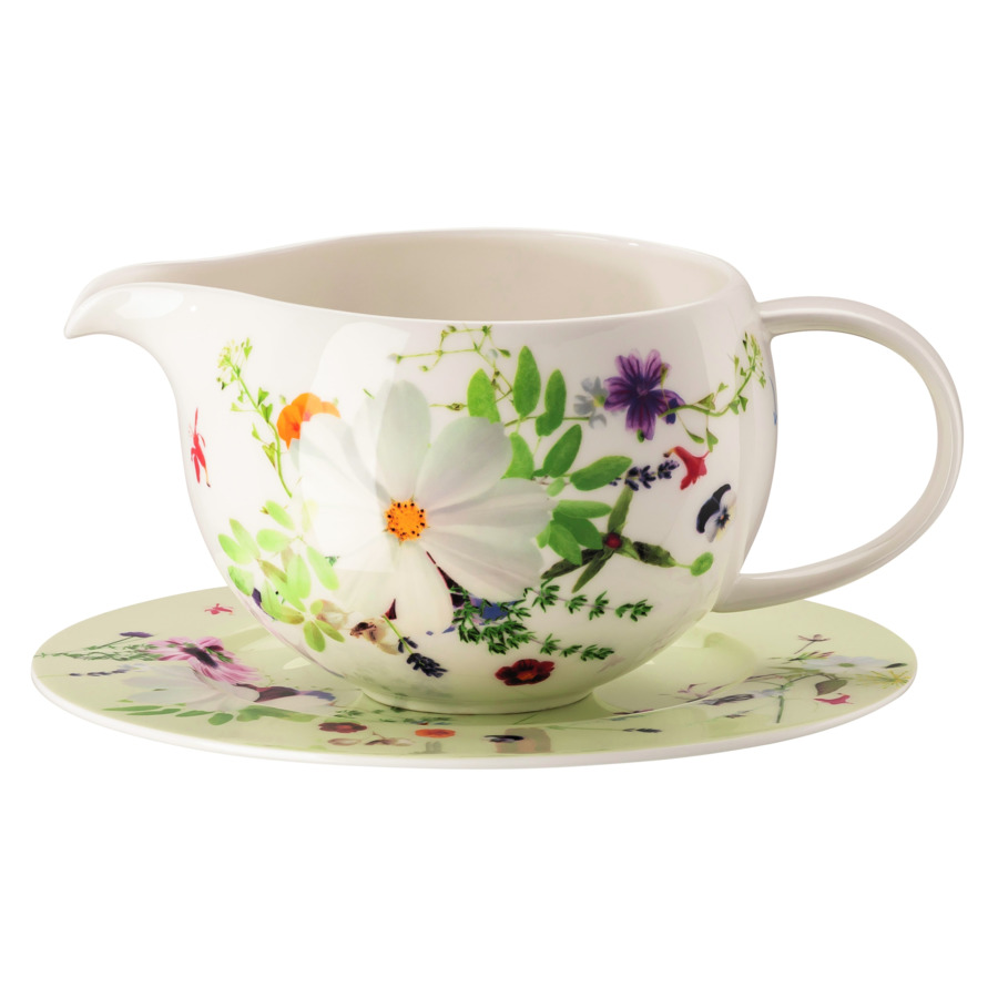 

Соусник с подставкой Rosenthal Горный воздух 550 мл, фарфор костяной, Разноцветный
