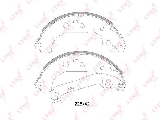 

Колодки тормозные задние подходит для FORD Focus II 1.4-2.0D 04-11 BS-3004