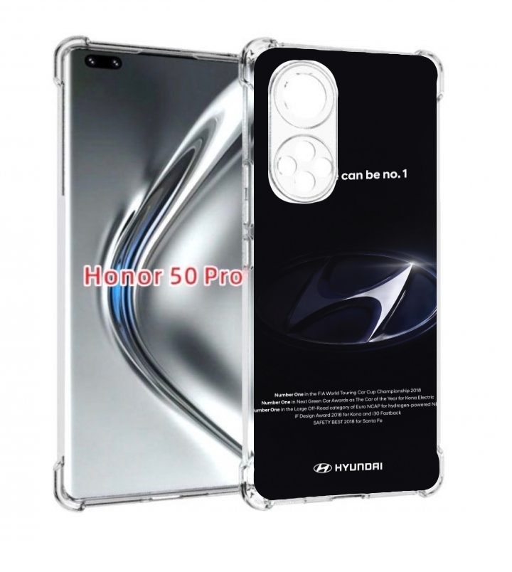 

Чехол бампер MyPads хендаи hyundai 3 для Honor 50 Pro/No, Прозрачный, Tocco