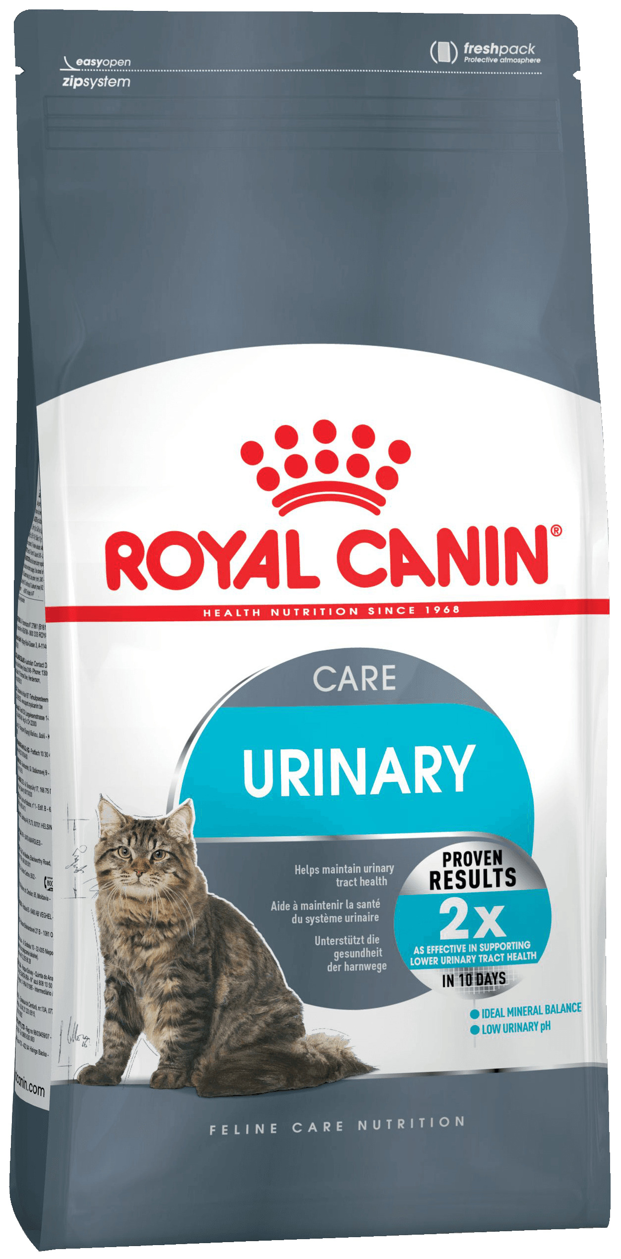 

ROYAL CANIN ROYAL CANIN URINARY CARE для взрослых кошек при мочекаменной болезни (2 кг х 6