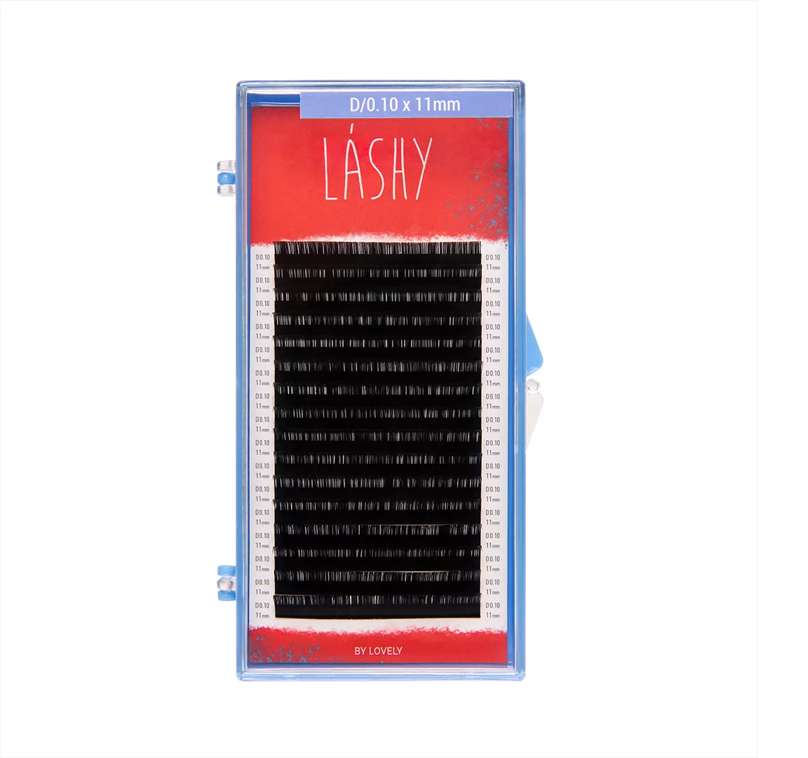 Ресницы Lashy Lovely чёрные 16 линий L 0.10 13 мм