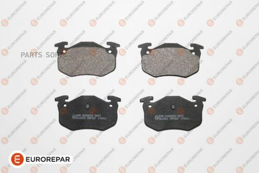 

Колодки тормозные CITROEN XSARA/PEUGEOT 206/RENAULT MEGANE I задн EUROREPAR 1617247980