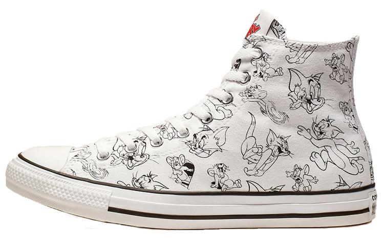 

Кеды унисекс Converse Chuck Taylor All Star Tom and Jerry High Top белые 44.5 EU, Белый, Chuck Taylor All Star Tom and Jerry High Top