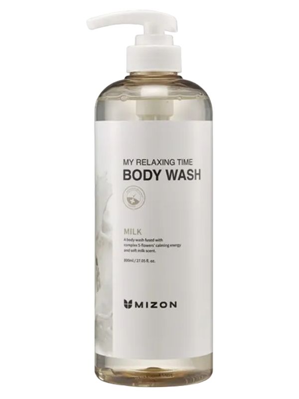 Mizon Гель для душа My Relaxing Time Body Wash Milk, 800 мл.