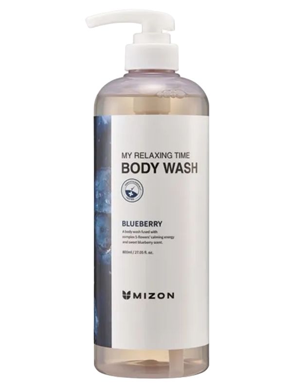 Mizon Гель для душа My Relaxing Time Body Wash Blueberry, 800 мл.