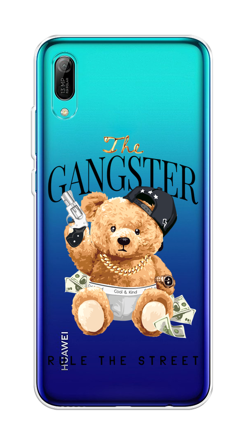 

Чехол на Huawei Y6 Pro 2019 "The Gangster", Бежевый;серый;черный, 68150-6
