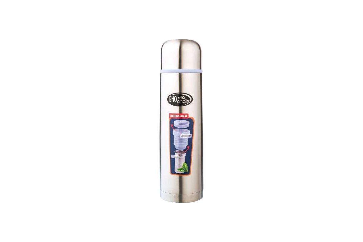 

Термос Biostal NB-750Z 0.75л, серебристый, NB-750Z
