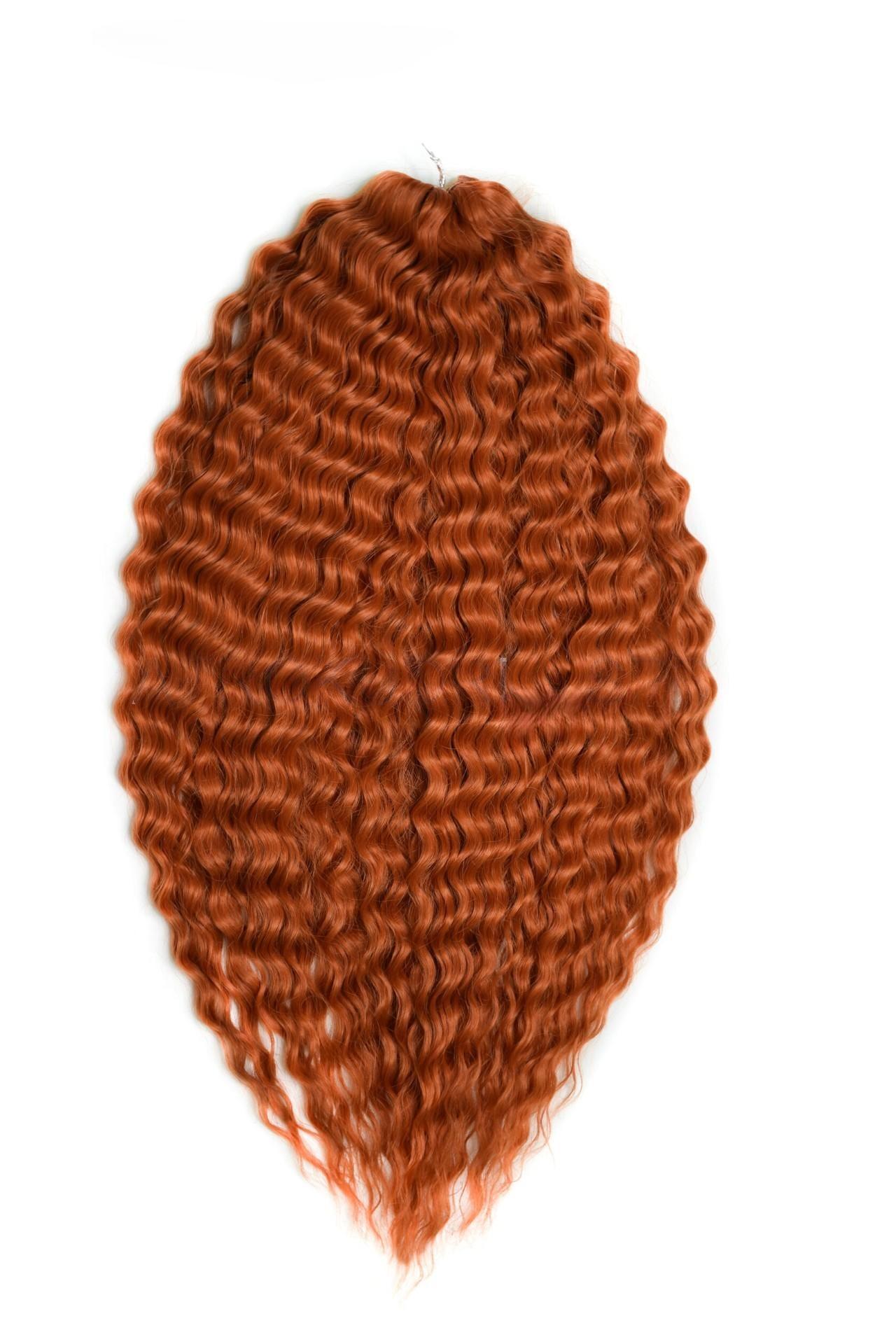 Афрокудри для плетения волос Ariel цвет 145T оранжевый 55см вес 300г кликер для дрессировки собак на браслете с карабином bentfores светло оранжевый