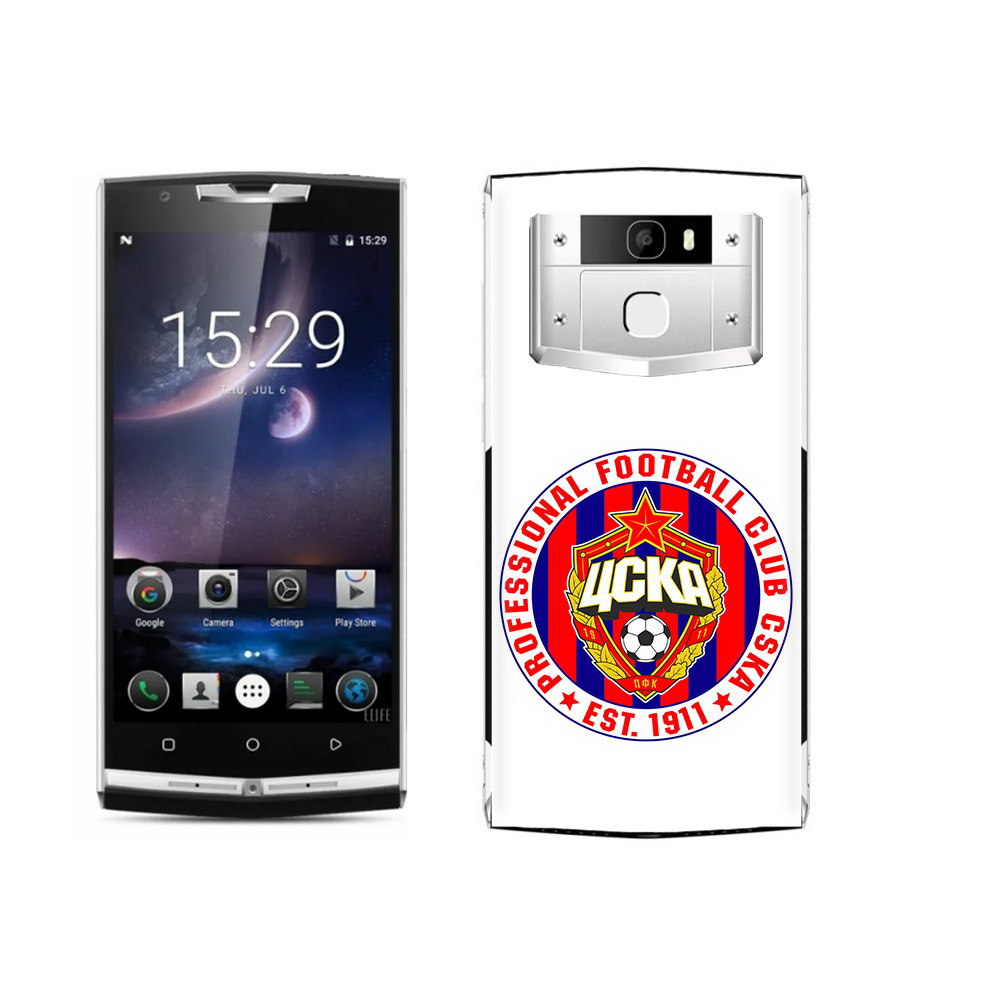 

Чехол MyPads Tocco для Oukitel K10000 Pro ФК ЦСК логотип, Прозрачный, Tocco
