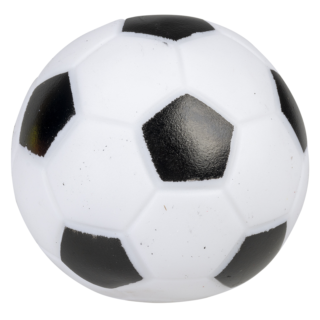 Игрушка для собак виниловая DUVO+ Футбольный мяч, чёрно-белая, 7.3см