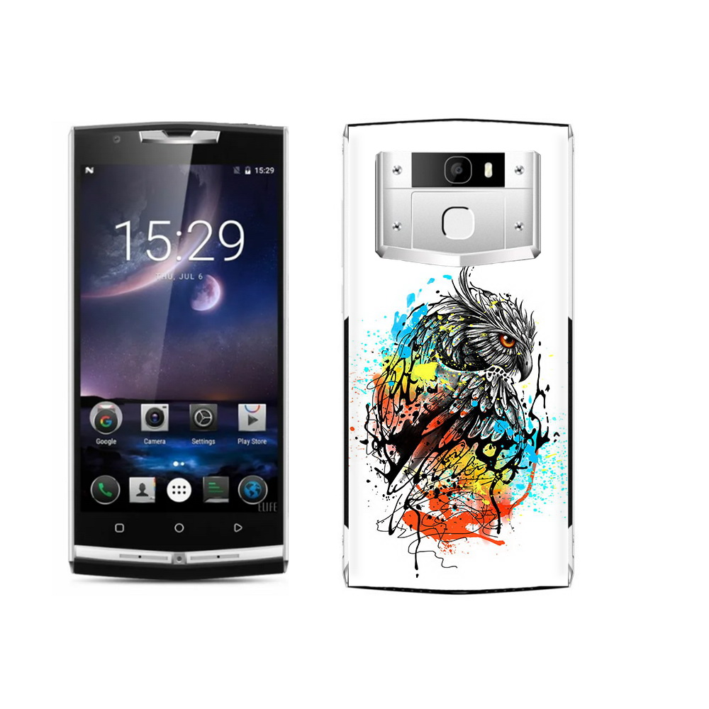 

Чехол MyPads Tocco для Oukitel K10000 Pro Творческая сова, Прозрачный, Tocco